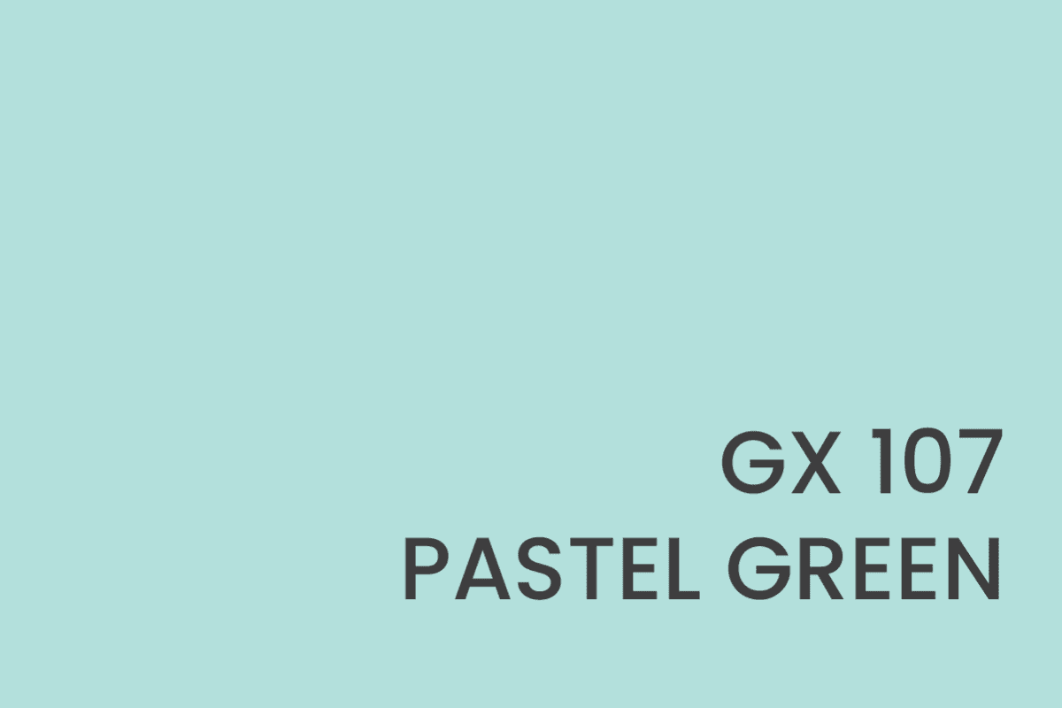GX 107 - Pastel Green